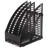 Лоток вертикальный для бумаг STAFF, 245х165х285 мм, 3 отделения, сетчатый, сборный, черный, 237293 Лоток вертикальный для бумаг STAFF, 245х165х285 мм, 3 отделения, сетчатый, сборный, черный, 237293