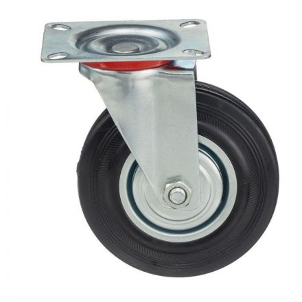 Колесо для тележки повор Стелла-техник 4001-125 д.125мм,г/п 100кг,резин,мет Колесо для тележки повор Стелла-техник 4001-125 д.125мм,г/п 100кг,резин,мет