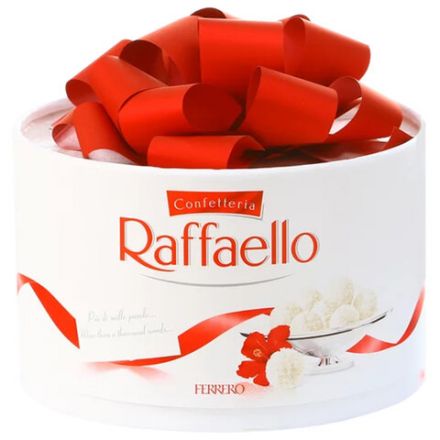 Конфеты RAFFAELLO с цельным миндальным орехом в кокосовой стружке, 200 г, торт, 9020000000363