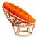 Кресло Папасан Эко/Papasan Eco P115-1SP STD /c подушкой, ремешками/ диаметр подушки 122см, 115х101х92см, натуральный, ткань оранжевый, с 23 Кресло Папасан Эко/Papasan Eco P115-1SP STD /c подушкой, ремешками/ диаметр подушки 122см, 115х101х92см, натуральный, ткань оранжевый, с 23