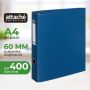Папка на 4-х кольцах Bantex 60 мм синяя до 350 листов