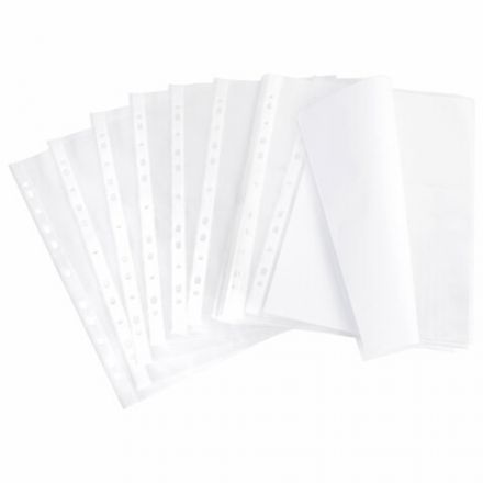 Папки-файлы перфорированные А4 BRAUBERG "EXTRA 1100", КОМПЛЕКТ 50 шт., матовые, ПЛОТНЫЕ, 110 мкм, 229673 Папки-файлы перфорированные А4 BRAUBERG "EXTRA 1100", КОМПЛЕКТ 50 шт., матовые, ПЛОТНЫЕ, 110 мкм, 229673