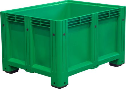 Big Box 1200x1000x760 мм сплошной на ножках зеленый
