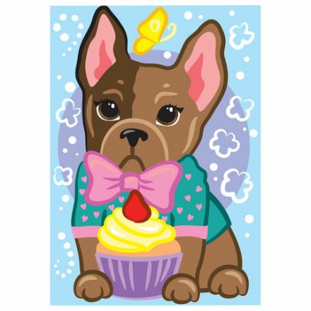 Картина по номерам для детей, АССОРТИ, основа картон, краски, кисть, палитра, LORI Картина по номерам для детей, АССОРТИ, основа картон, краски, кисть, палитра, LORI