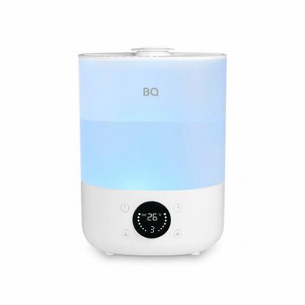 Увлажнитель воздуха BQ (БИ-КЬЮ) HDR1009, объем бака 4 л, 25 Вт, LED-дисплей, аромаконтейнер, белый, 86196444 Увлажнитель воздуха BQ (БИ-КЬЮ) HDR1009, объем бака 4 л, 25 Вт, LED-дисплей, аромаконтейнер, белый, 86196444
