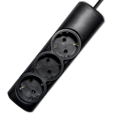 Удлинитель PROGIX PG324 3р/3м/3,5кВт/16А заземление, черный, КГ-ХЛ 3х1.5