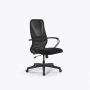 Кресло Sit 8 B2-8K - X1+UMF(X1) /Uh00/Wh00/K3bL(M09.B02.G15.W01) Тем.серый-Черный