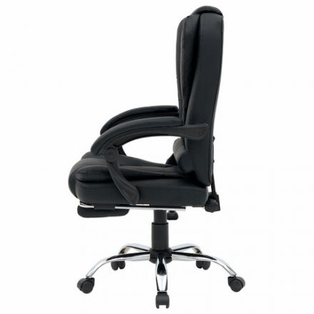 Кресло офисное CROMEX (КРОМЕКС) "Lounge MS-007", подножка, 6 массажных модулей, экокожа, черное, 532960 Кресло офисное CROMEX (КРОМЕКС) "Lounge MS-007", подножка, 6 массажных модулей, экокожа, черное, 532960