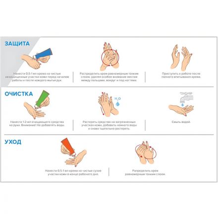 Крем защитный М SOLO Aqua гидрофобный для рук 1000 мл с диспенсером Крем защитный М SOLO Aqua гидрофобный для рук 1000 мл с диспенсером