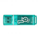 Флеш-память SmartBuy Glossy series 16 Gb USB 2.0 зеленая
