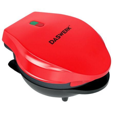 Электровафельница антипригарная для венских и бельгийских вафель, d12,5см, 550 Вт, DASWERK (ДАСВЕРК), WM-2, 455522
