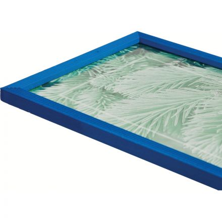 Рамка А4 21х30 см деревянный багет 16 мм синяя