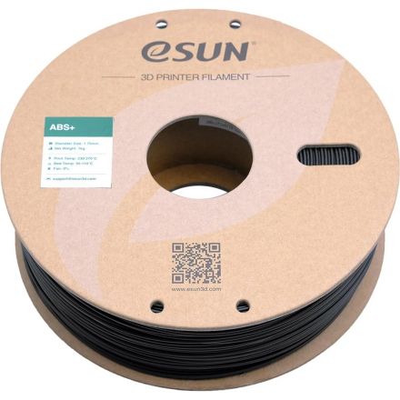 Пластик ABS+ ESUN 1.75 мм 1кг, черная (ABS+175B1)