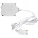 Разветвитель USB 2.0 Buro BU-HUB4-0.5-U2.0-Candy 4порт. серебристый