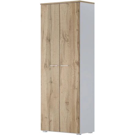 Корпус гардероба Комус Мебель К-Loft 241H010 786х420х2106 дуб натур/белый