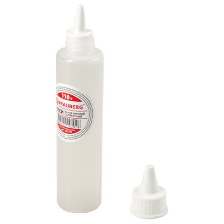 Клей канцелярский силикатный BRAUBERG "Classic" (для бумаги, картона) 110 г, 224599 Клей канцелярский силикатный BRAUBERG "Classic" (для бумаги, картона) 110 г, 224599