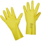 Перчатки Manipula Specialist Блеск L-F-01 из латекса желтые (размер 9-9.5, L)