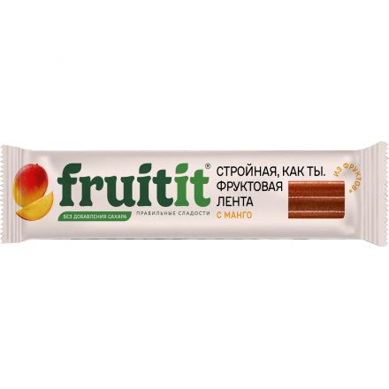 Пастила FRUIT IT фруктовая лента с манго 3+, 25гх26шт/уп Пастила FRUIT IT фруктовая лента с манго 3+, 25гх26шт/уп