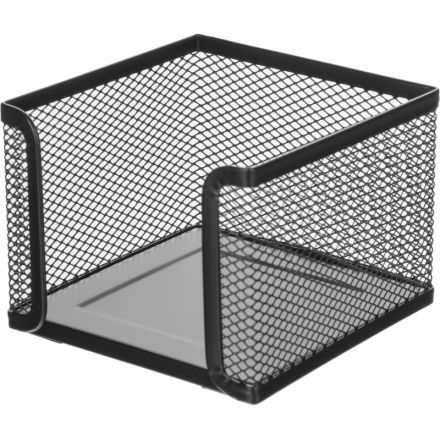 Подставка для блок-кубиков Attache (металлическая сетка, 105x105x78 мм, черная)
