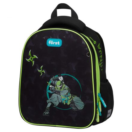 Ранец Först F-Top облегченный "Ninja" 36*28*15см, 2 отделения, 2 кармана, анатомическая спинка Ранец Först F-Top облегченный "Ninja" 36*28*15см, 2 отделения, 2 кармана, анатомическая спинка