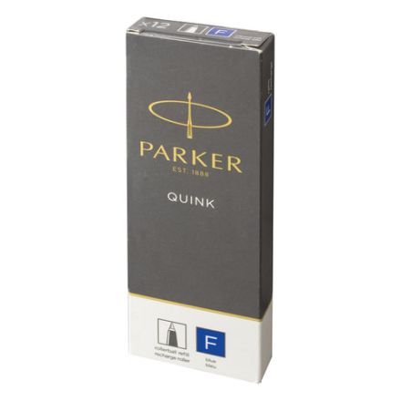 Стержень для ручки-роллера PARKER "Quink RB", металлический 116 мм, узел 0,5 мм, синий, 1950279 Стержень для ручки-роллера PARKER "Quink RB", металлический 116 мм, узел 0,5 мм, синий, 1950279