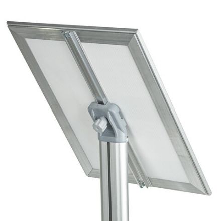 Стойка информационная напольная А4 с алюминиевым "клик"-профилем (210х297 мм) BRAUBERG "Extra", 238224 Стойка информационная напольная А4 с алюминиевым "клик"-профилем (210х297 мм) BRAUBERG "Extra", 238224