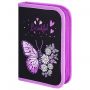 Пенал BRAUBERG с наполнением, 1 отделение, 1 откидная планка, 24 предмета, 21х14 см, "Flower butterfly", 271524 Пенал BRAUBERG с наполнением, 1 отделение, 1 откидная планка, 24 предмета, 21х14 см, "Flower butterfly", 271524
