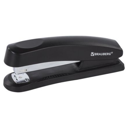 Степлер №24/6, 26/6 BRAUBERG "Standard+", до 30 листов, полнозагрузочный,черный, 228606 Степлер №24/6, 26/6 BRAUBERG "Standard+", до 30 листов, полнозагрузочный,черный, 228606
