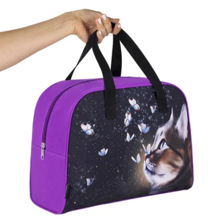 Сумка для занятий BRAUBERG с ручками, 35x25x15 см, "Dream cat", 271592 Сумка для занятий BRAUBERG с ручками, 35x25x15 см, "Dream cat", 271592