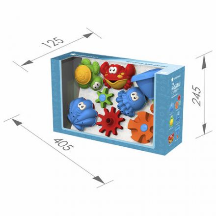 Игрушки для ванны в наборе, пластиковые, 6 шт., НОРДПЛАСТ, 741 Игрушки для ванны в наборе, пластиковые, 6 шт., НОРДПЛАСТ, 741