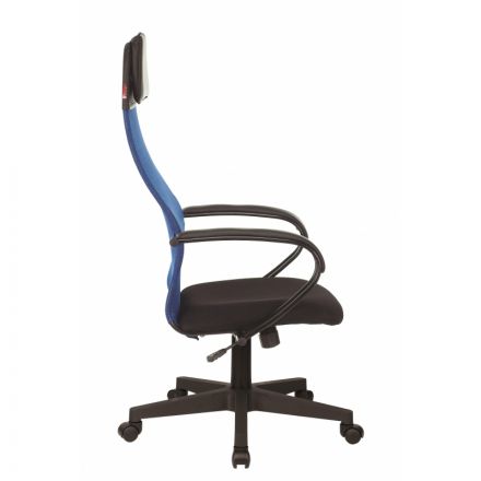 Кресло VB_EChair-655 TTW_BL сетка/ткань синий, пластик Кресло VB_EChair-655 TTW_BL сетка/ткань синий, пластик
