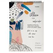 Альбом для рисования А4 48 л., спираль, обложка картон, HATBER, 205х290 мм, "Вихрь эмоций" (4 в спайке), 48А4Всп Альбом для рисования А4 48 л., спираль, обложка картон, HATBER, 205х290 мм, "Вихрь эмоций" (4 в спайке), 48А4Всп