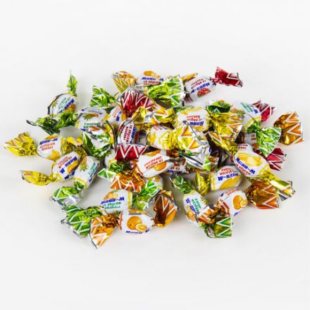 Карамель леденцовая МИНИ-М Тропик, ассорти (апельсин, банан, малина, ананас), 1 кг Карамель леденцовая МИНИ-М Тропик, ассорти (апельсин, банан, малина, ананас), 1 кг