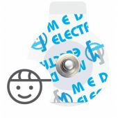 Электроды для ЭКГ однораз. 32х25 мм,  тверд.гель, Medico MSGST-27, 50 шт