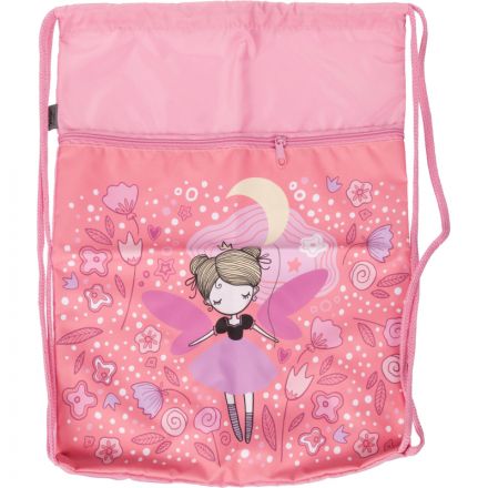 Мешок для обуви Комус Класс Фея, 360х470 мм, карман, МО-26-2 Мешок для обуви Комус Класс Фея, 360х470 мм, карман, МО-26-2