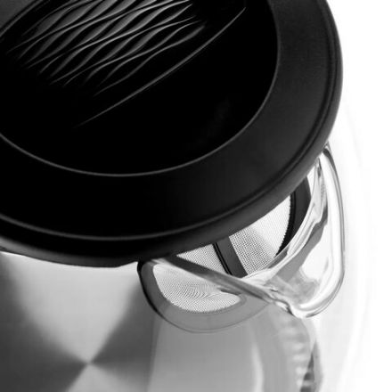 Чайник BRAYER BR1026, 1,8 л, 2200 Вт, закрытый нагревательный элемент, стекло, черный Чайник BRAYER BR1026, 1,8 л, 2200 Вт, закрытый нагревательный элемент, стекло, черный