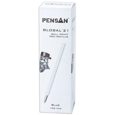 Стержень шариковый масляный PENSAN "Global-21", 138 мм, СИНИЙ, узел 0,5 мм, линия письма 0,3 мм, 2221 Стержень шариковый масляный PENSAN "Global-21", 138 мм, СИНИЙ, узел 0,5 мм, линия письма 0,3 мм, 2221