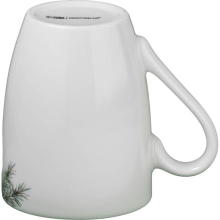 Кружка фарфоровая Доляна 'Рождественский вечер', 330 мл, цвет белый НГ, М