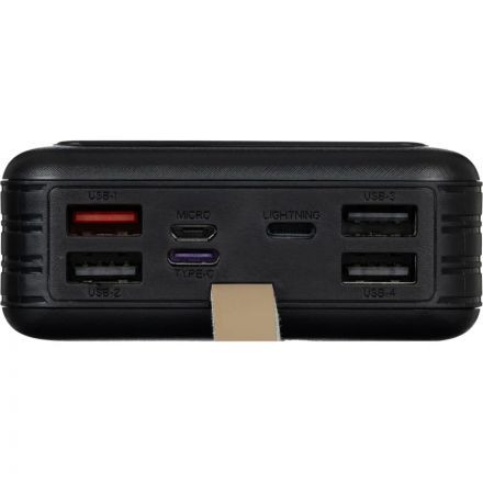 Внешний аккумулятор BigTech (BT-PB-30-BL-9) 30000 mAh черный