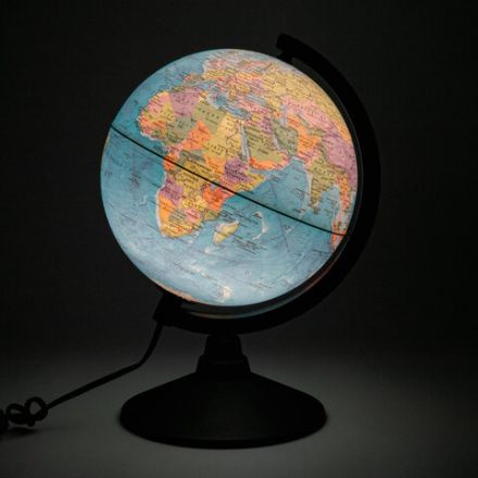 Глобус политический GLOBEN "Классик", 21 см, с подсветкой, К012100010 Глобус политический GLOBEN "Классик", 21 см, с подсветкой, К012100010