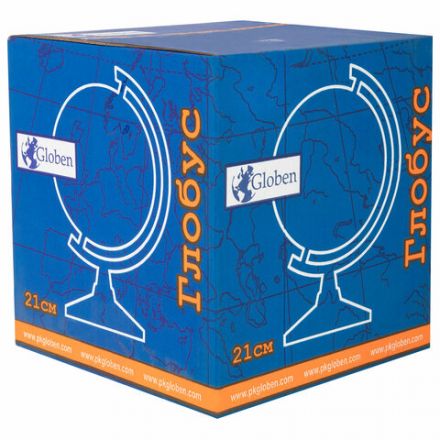 Глобус политический GLOBEN "Классик", 21 см, с подсветкой, К012100010 Глобус политический GLOBEN "Классик", 21 см, с подсветкой, К012100010