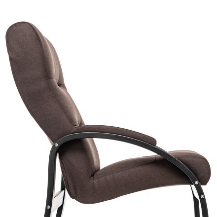 Кресло Leset Лион, Венге, Малмо 28, Ткань Рогожка Кресло Leset Лион, Венге, Малмо 28, Ткань Рогожка