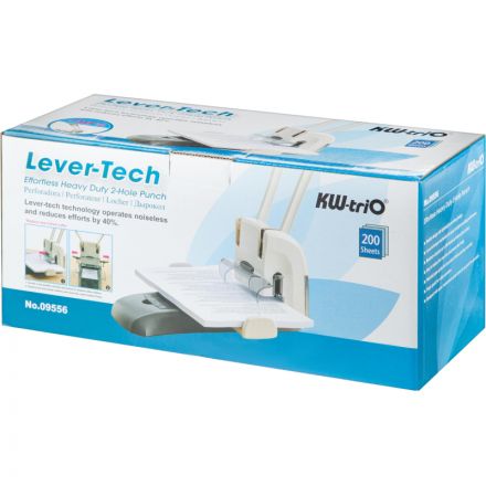 Дырокол KW-trio Lever-Tech HD до 200 листов особо мощный Дырокол KW-trio Lever-Tech HD до 200 листов особо мощный