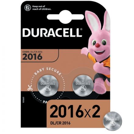 Батарейки Duracell Specialty 2016 (2 штуки в упаковке) Батарейки Duracell Specialty 2016 (2 штуки в упаковке)