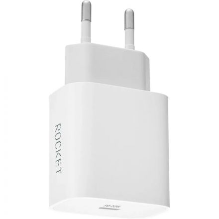 Зарядное устройство сетевое Rocket Space  20W, USB-C,белый(RWC503WH20SP-C)