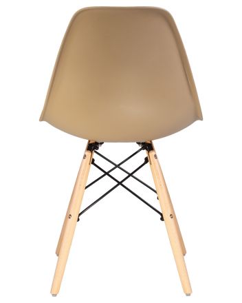 Стул обеденный DOBRIN DSW, ножки светлый бук, цвет бежевый (GR-03) Стул обеденный DOBRIN DSW, ножки светлый бук, цвет бежевый (GR-03)