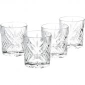 Набор стаканов низких для виски ВРЕМЯ ДЕГУСТАЦИЙ 4шт 300мл (P9244)