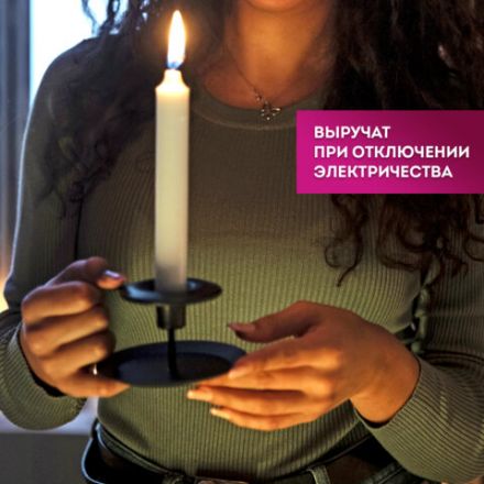 Свечи хозяйственные Standard, до 5 часов, КОМПЛЕКТ 6 шт., H=165 мм, D=16 мм, в пленке, LAIMA, 609205 Свечи хозяйственные Standard, до 5 часов, КОМПЛЕКТ 6 шт., H=165 мм, D=16 мм, в пленке, LAIMA, 609205