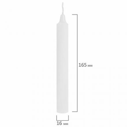 Свечи хозяйственные Standard, до 5 часов, КОМПЛЕКТ 6 шт., H=165 мм, D=16 мм, в пленке, LAIMA, 609205 Свечи хозяйственные Standard, до 5 часов, КОМПЛЕКТ 6 шт., H=165 мм, D=16 мм, в пленке, LAIMA, 609205