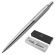 Ручка шариковая PARKER "Jotter Core Stainless Steel CT", корпус серебристый, детали хром, синяя, 1953170